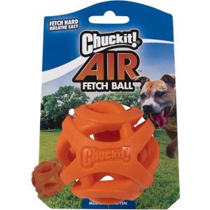 Chuckit! Air Fetch Ball Dog Toy, Medium (2.5 Inch Diameter), for dogs 20-60 lbs, Pack of 2