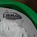 Libman Tornado Spin Mop System and 1 Refill, Mop and Bucket with Wringer Set for Hardwood Floor Cleaning, 2 Total Heads Included