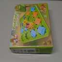 STEM Board Games Kids Toys, Maze Brain Teaser Puzzles Learning Games for Kids Ages 4-8 118 Challenges 5 Difficulty Levels Squirrel Logic Track Building Blocks, Educational Montessori Birthday Gifts (medium size)