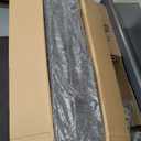 CLORIS 84" Professional Massage Table Portable Reinforced Wooden Leg Hold Up to 1100LBS 2 Folding Lightweight Spa Solon Tattoo Massage Bed Height Adjustable with Carrying Bag (Cream-brown Edge)