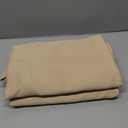 PONY DANCE Short Beige Blackout Curtains for Kitchen Over Sink, Window Drapes Small Soft Rod Pocket Draperies/Window Treatments for Nursery Bedroom, W 42 x L 45 Inches, Biscotti Beige, 2 Panels