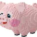 Animal Pig Micro Building Blocks Set2745PCS Gift for Adults and Kids