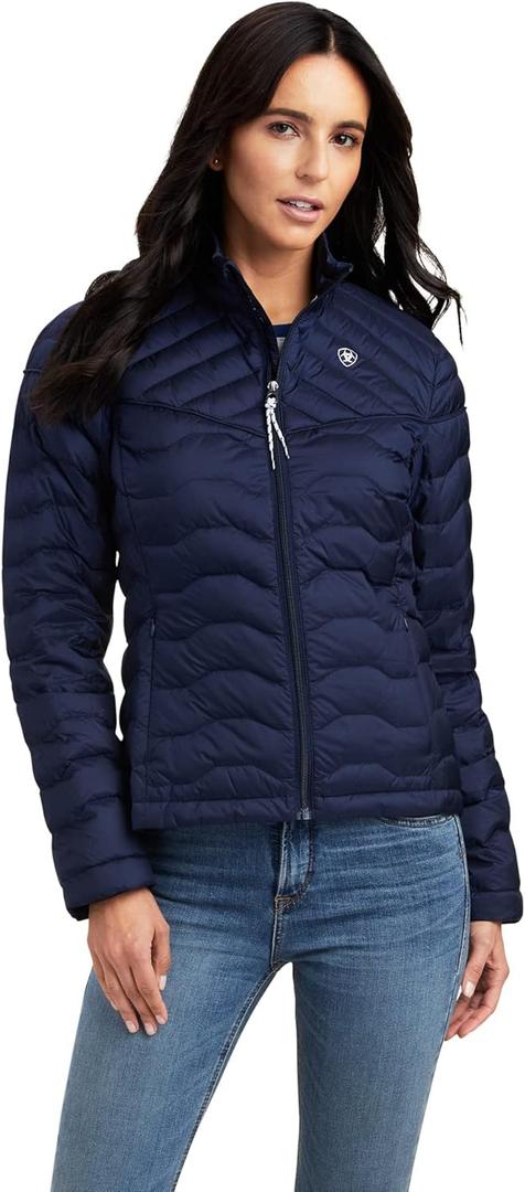 ARIAT womens Ideal 3.0 Down Jacket (X-Small, Navy Eclipse)