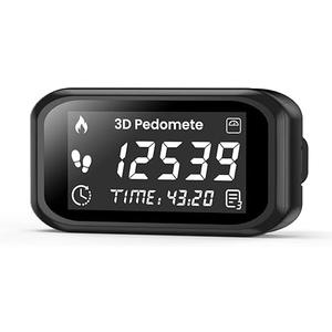 Pedometer Step Counter for Walking, Running & Fitness  Accurate Step & Calorie Tracker with LCD Display
