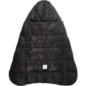7AM Enfant Baby Carrier Cover - K-Poncho Universal Fit Winter Ultra Soft Plush Lining, Water Repellent Bunting Bag with Adjustable Hood, Multifunctional Stroller & Car Seat Blanket Cover | (0-3T)