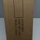 Front Door Mat, Heavy Duty Indoor Outdoor Entrance Door Mat, 72" x 24" Commercial Door Mats for Entryway, Durable Non-Slip Rubber Backing, Low-Profile Welcome Mats for Entry, Gray