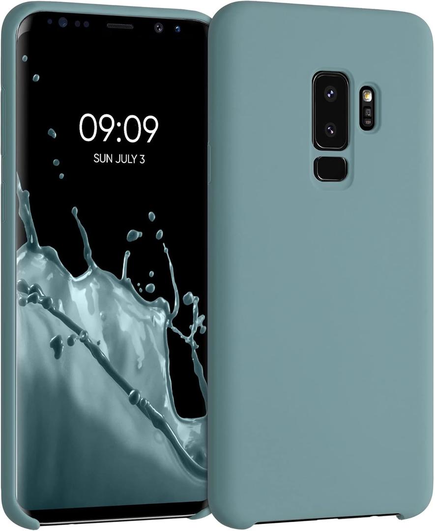 kwmobile Case Compatible with Samsung Galaxy S9 Plus Case - TPU Silicone Phone Cover with Soft Finish - Arctic Night