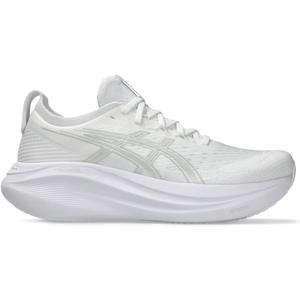 ASICS Men's Gel-Nimbus 27 Running Shoe (9, White/Glacier Grey)