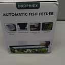 DXOPHIEX WiFi Fish Feeder Automatic Fish Feeder Automatic Dispenser Vacation for Aquarium and Turtle Tank with Feeding Ring