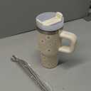 Daisy Gifts for Girls Women, Cute Daisys Tumbler with Handle for Kids 14oz, Daisy Lovers Gifts for Girl, Insulated Stainless Steel Daisies Flower Cups, Floral Birthday Gift for Daughter, 1 Pc