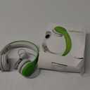 LilGadgets Connect+ Wired Kids Headphones for School with Mic, Foldable, Volume Limiting & Noise Reduction, On-Ear Headset with Cord, SharePort Technology & SoftTouch Padding, Green