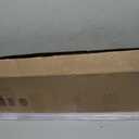 Frameless Shower Door Bottom Seal Shower Sweep with Drip Rail for 1/4" Glass,36" Long, Vinyl, Clear