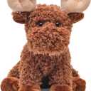 Bearington Morton The Moose Stuffed Animal - 10.5" Baby Moose Plush Toy with Soft and Fluffy Fur - Adorable Elk Stuffy Toy and Huggable Gift for Kids, Toddlers, and Woodland Animal Lovers