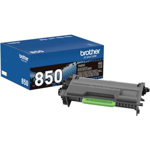 Brother Genuine High Yield Toner Cartridge, TN850, Replacement Black Toner, Page Yield Up to 8, 000 Pages, Amazon Dash Replenishment Cartridge