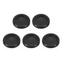 uxcell 5Pcs Rubber Grommets 1-1/4" (32mm) Drill Hole, 1-1/8" (29mm) ID Double Sided Hole Plugs Ring Gasket for Firewall Cable Wire Protecting, Black