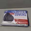 Set of 2 Mooring Buoy Fender Covers for Boat | Fleece Fender Covers (Navy Blue)