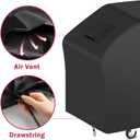 iCOVER 5482 Griddle Cover for Blackstone 36 inch Griddles with Hood, Waterproof Lightweight Polyester Barbecue Covers with Air Vent& Drawstring Flat Top Gas Grills Protection