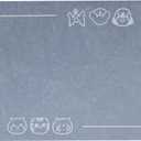 YCT Cat Pet Food Mat, Non-Slip Bottom Absorbent Quick Dry Feeding Mat for Dogs & Cats, Pet Supplies, 16.9"x24" Navy Blue