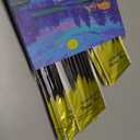 Acrylic Paint Brushes Set, 50Pcs Round Pointed Tip Artist Paintbrushes for Acrylic Painting Oil Watercolor Canvas Boards Rock Body Face Nail Art, Halloween Pumpkin Ceramic Crafts SuppliesBlack