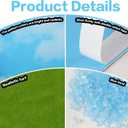 Cardboard Diorama Kit 4 Pcs Includes Diorama Box for Display Artificial Grass with Double-Sided Tapes Blue Sand Ideals for DIY Crafts