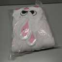 RANRNAR Adult Onesie Pajamas,Halloween Animal Costume,Cosplay Christmas Sleepwear Jumpsuit onesie for women (White, S)