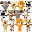 Small Stuffed Animals Bulk, 12 Pieces Cute Plushies, 6 Inch Mini Forest Animal Plush Toys, Treasure Box Toys for Classroom, Party Favors for Kids, Baby Shower Decorations