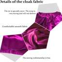 Wildarms Adult Superhero Capes- Halloween Vampire Capes, Adult Capes Cosplay Costume Party (Pink)