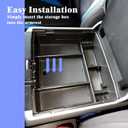 2024 2023 F250 Center Console Organizer Compatible with 2023 2024 Ford F250 F350 F450 Super Duty 2023 f250 Accessories Console Tray Storage Box