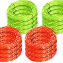 8 Pack AL2420PD 0.095 Replacement Twisted Trimmer Lines Compatible with All EGO 15-Inch String Trimmers, 112 FT Dual Color Pre-Cut Heavy Duty Weed Wacker String for EGO Line Trimmers
