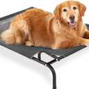 Sweetnight Elevated Dog Bed, Headrest Raised Cot for Large Dogs