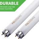 Kensizer 2-Pack 13'' Bug Zapper Light Tubes Replacement 10W Each for 20W Electronic Bug Zapper T8 Lamp Bulbs for Indoor Outdoor