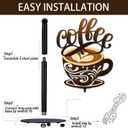 Coffee Paper Towel Holder, Coffee Decor for Countertop Cute Vintage Home Table, Housewarming Birthday Gifts for Cafe Lovers