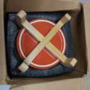 Petygooing Rust Red Elevated/Raised Ceramic Dog Bowl for Small Breeds, Dog Food Water Dish with Stand,Pet Feeding Bowl with Anti Slip Rubber for Cats and Small Dogs Puppy 13.5 OZ (5.1In / 1.7 Cups)