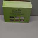 ECOLipak 100% Compostable 5 Compartment Plates, 100 Pack Disposable Compartment Paper Plates, 12.5 * 8.6 inch Biodegradable Sugarcane Plates, Eco-Friendly School Lunch Trays