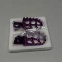 JFG RACING Dirt Bike Pegs,Motorcycle Foot Pegs MX Foot Pedals Rests CNC for Light Bee Surron/CRF150F CRF230F 2003-2019/KDX200 1983-1994 - Purple
