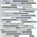 Art3d Peel and Stick Wall Tile for Kitchen/Bathroom Backsplash, 12"x12" (Multi)