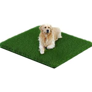 Perfect GrassPad for Dogs - 33 x 33 Inch Real Grass, High Absorbency, Easy Clean for Indoor/Outdoor, Ideal for Potty Training