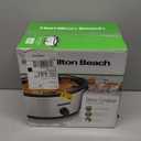 Hamilton Beach 6-Quart Slow Cooker with 3 Cooking Settings, Dishwasher-Safe Stoneware Crock & Glass Lid, Silver (33665G)