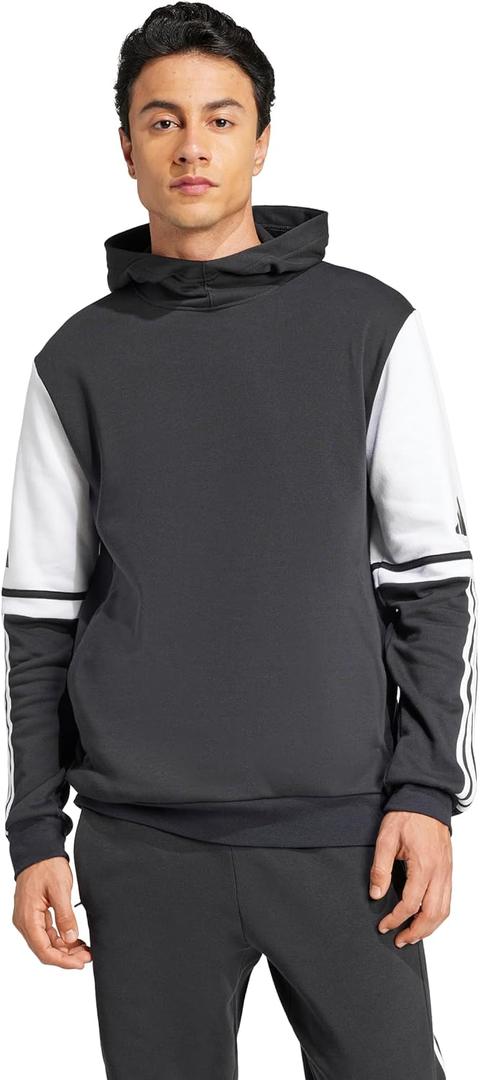 Adidas Men's Squadra 25 Sweat Hoodie (XX-Large, Black/White)