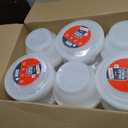 Plastic House Clear Plastic Salad Bowls with Lids - 38 oz | Pack of 4x12 pks
