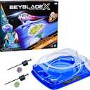 Beyblade X Drop Attack Battle Set with Beystadium Arena, 2 Takara Tomy Tops & Launchers, Impact Drake 9-60LR & Hover Wyvern 3-85N, Battling Game Toys, Ages 8+
