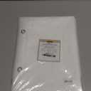 Barossa Design 60" x 72" Frosted Shower Curtain Liner with 3 Magnets - Waterproof PEVA Shower Liner for Bathroom Stall, PVC Free, Metal Grommets - Frost, 60x72