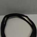 SEG Direct Steering Wheel Cover for Car, Standard Size 14.5-15 inch, Auto Interior Accessories, Plush Warm Velvet, Summer Winter, Black