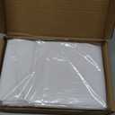 Amazon Basics Lightweight Pleated Bed Skirt, Queen, Bright White, Solid