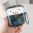 Compatible with AirPod 4th Generation 2024 Case, Shockproof Anti-Drop Protective Cover, Cute Case for Women Men with Keychain(Machinery)