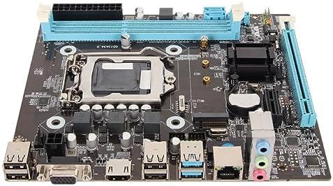 ASHATA H81 Motherboard MATX, for LGA 1150, Supports Core I3 i5 i7, for E3 V3,for G Processors, Channel DDR3 (1600MHz), 1 X PCIe X16, NVMe NGFF, SATA 6Gb s