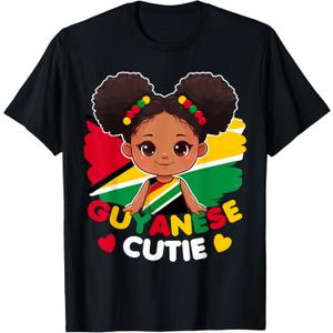 Guyanese Cute Guyana Flag Princess, Toddler, Kids, Girls T-Shirt, Size Kids 8