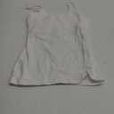 ATTRACO Women's Cotton Camisole Shelf Bra Spaghetti Straps Tank Top (#1 White/White) S 
