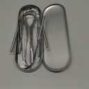 Aussumy 6 Pack Tongue Scrapers - Reusable & Easy to Clean Tongue Scrubber with Travel Case for Adults & Kids - Medical-Grade 100% Stainless Steel Tongue Cleaner for Fresh Breath & Oral Care