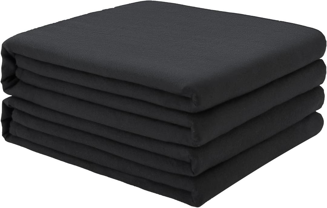 FreshCulture Twin Flat Sheets Only 2 Pack - Hotel Quality Flat Bed Sheets - Brushed Microfiber - Ultra Soft & Breathable - Wrinkle-Free - Easy Care - Flat Sheets Only Twin Size (Black)